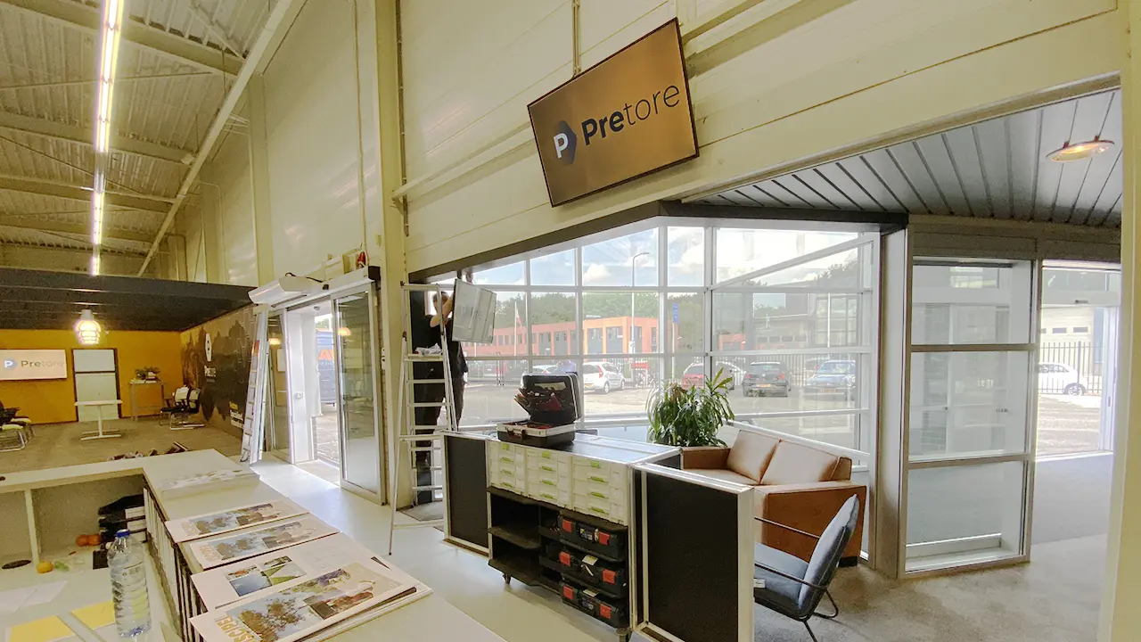 CTAV De audiovisuele inrichters Narrowcasting installatie Pretor Dordrecht