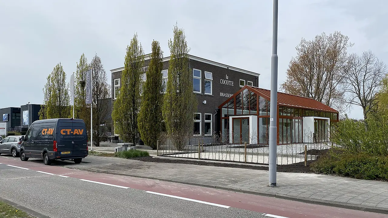 Geluidsinstallatie Brasserie la COCOTTE CT-AV audiovisuele inrichters