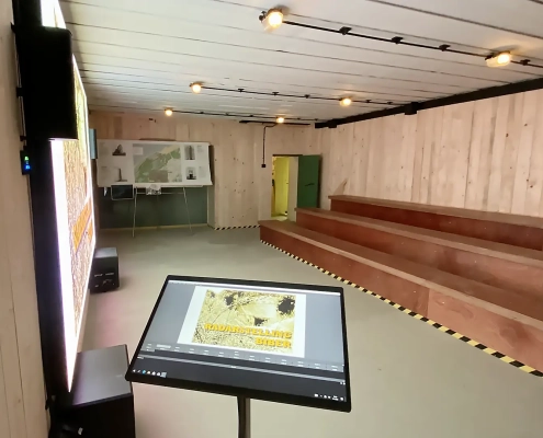 LED-Wall Duitse Luftwaffe gebouwd tijdens de Tweede Wereldoorlog in Oostvoorne CT-AV de audiovisuele specialisten Hoogvliet Rotterdam
