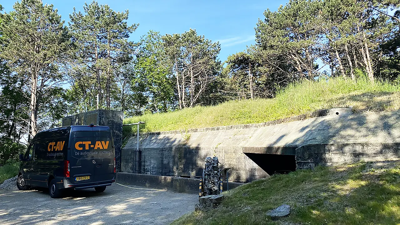 LED-Wall Stichting Biberbunker Oostvoorne CT-AV de audiovisuele specialisten Hoogvliet Rotterdam