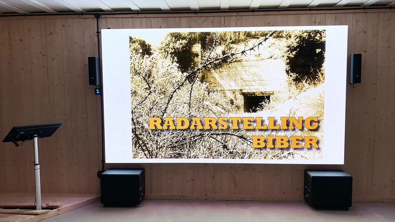 LED-Wall voormalige coordinatiecentrum Oostvoorne CT-AV de audiovisuele specialisten Hoogvliet Rotterdam