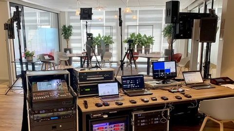 Live streaming CT-AV de audiovisuele inrichters Rotterdam beeld licht geluid Hoogvliet Rottedam